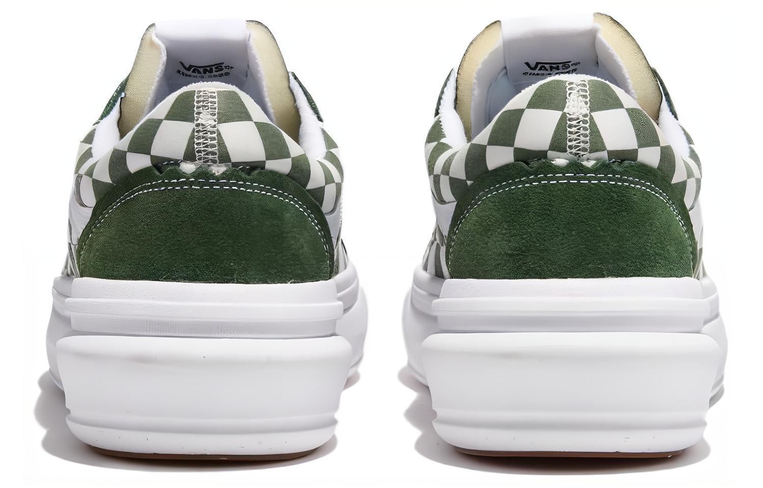 Vans Comfycush Checkerboard Old Skool Overt Cc Skate Shoes 'Green' VN000BWABXU
