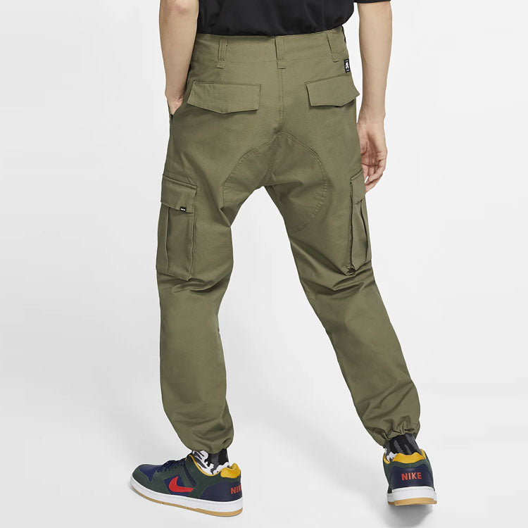 Nike SB Skateboard Flex FTM Cargo Skate Pants Medium olive AT3496-222
