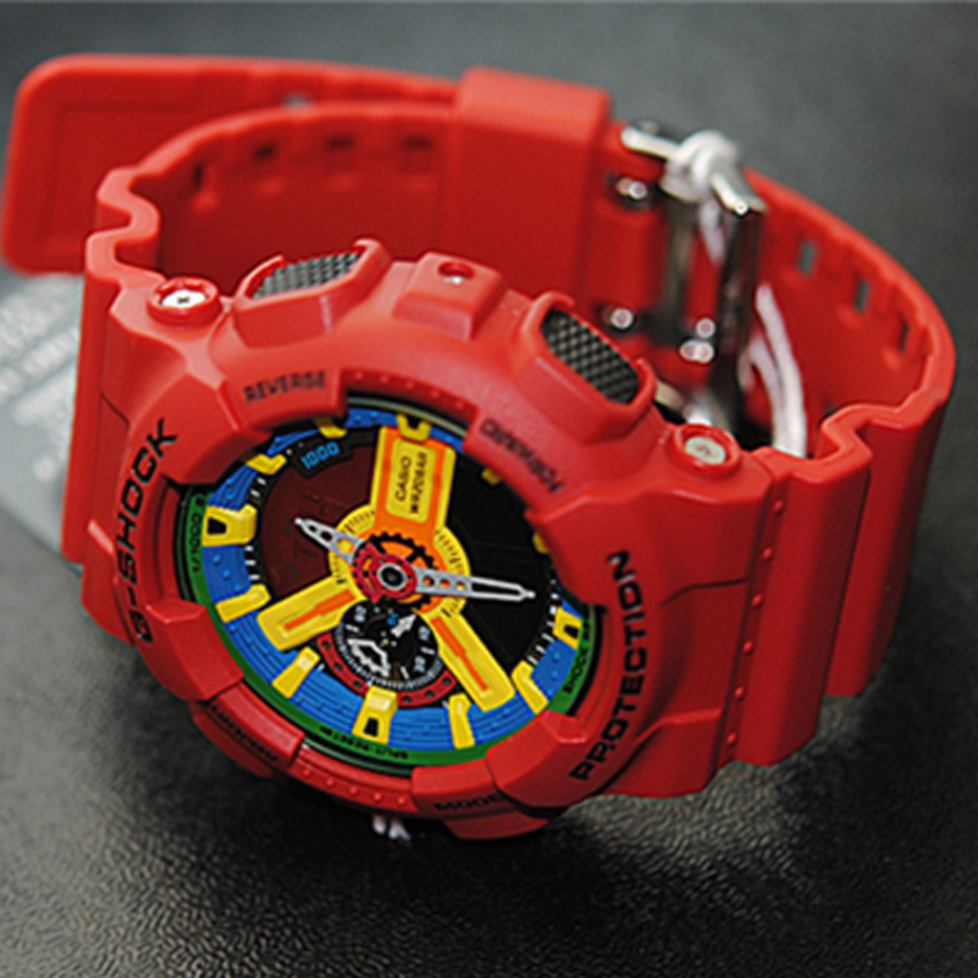 CASIO G-Shock Analog-Digital 'Red' GA-110FC-1A