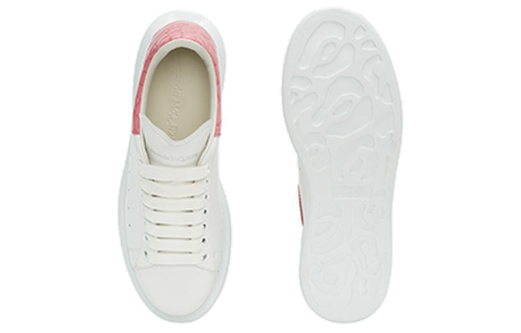 (WMNS) Alexander McQueen Oversized Sneaker 'White Bloom' 553770WHXMY9137