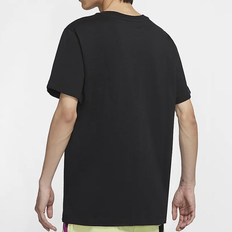 Nike Sportswear Zipper Pocket Design Short Sleeve Black CZ8671-010