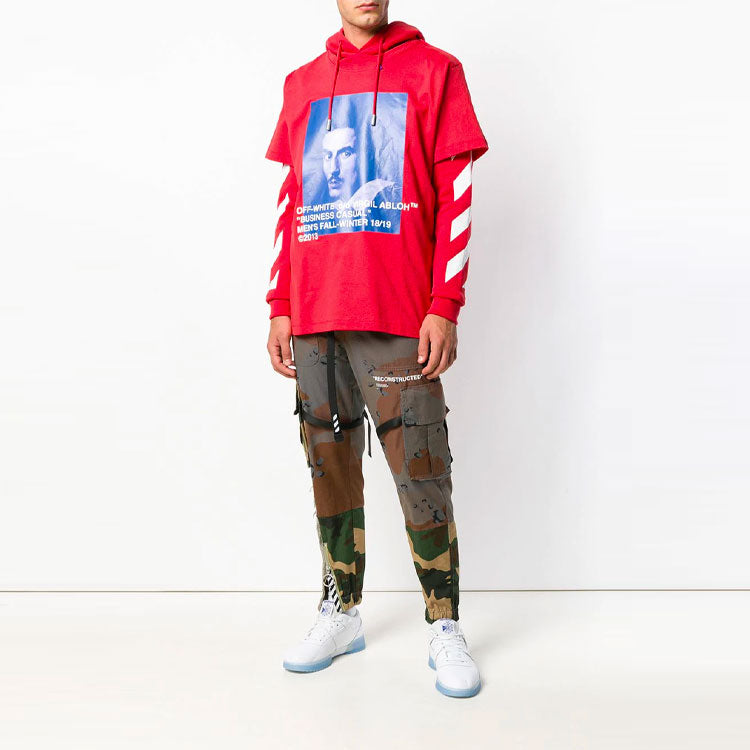 Off-White Diag Bernini LS Tee OMBB042F18192011-RD
