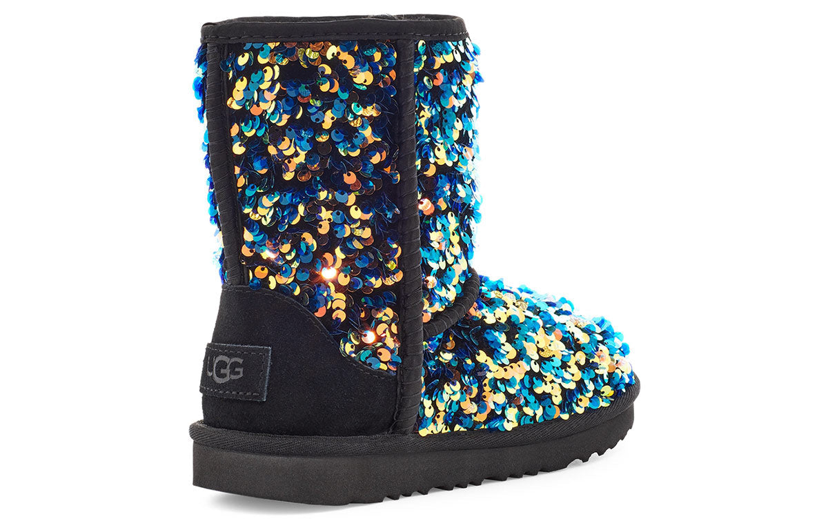 (PS) UGG Classic II Stellar Sequin 'Black' 1112244K-BLK