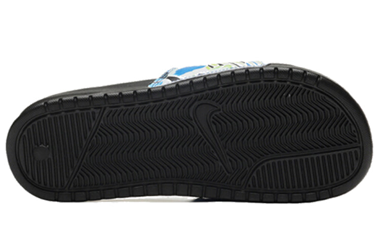 (WMNS) Nike BENASSI JDI PRINT 'Black' 618919-029