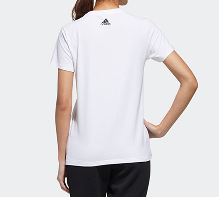 (WMNS) adidas Panda Pocket Tee Sports Stylish Short Sleeve White GL5645