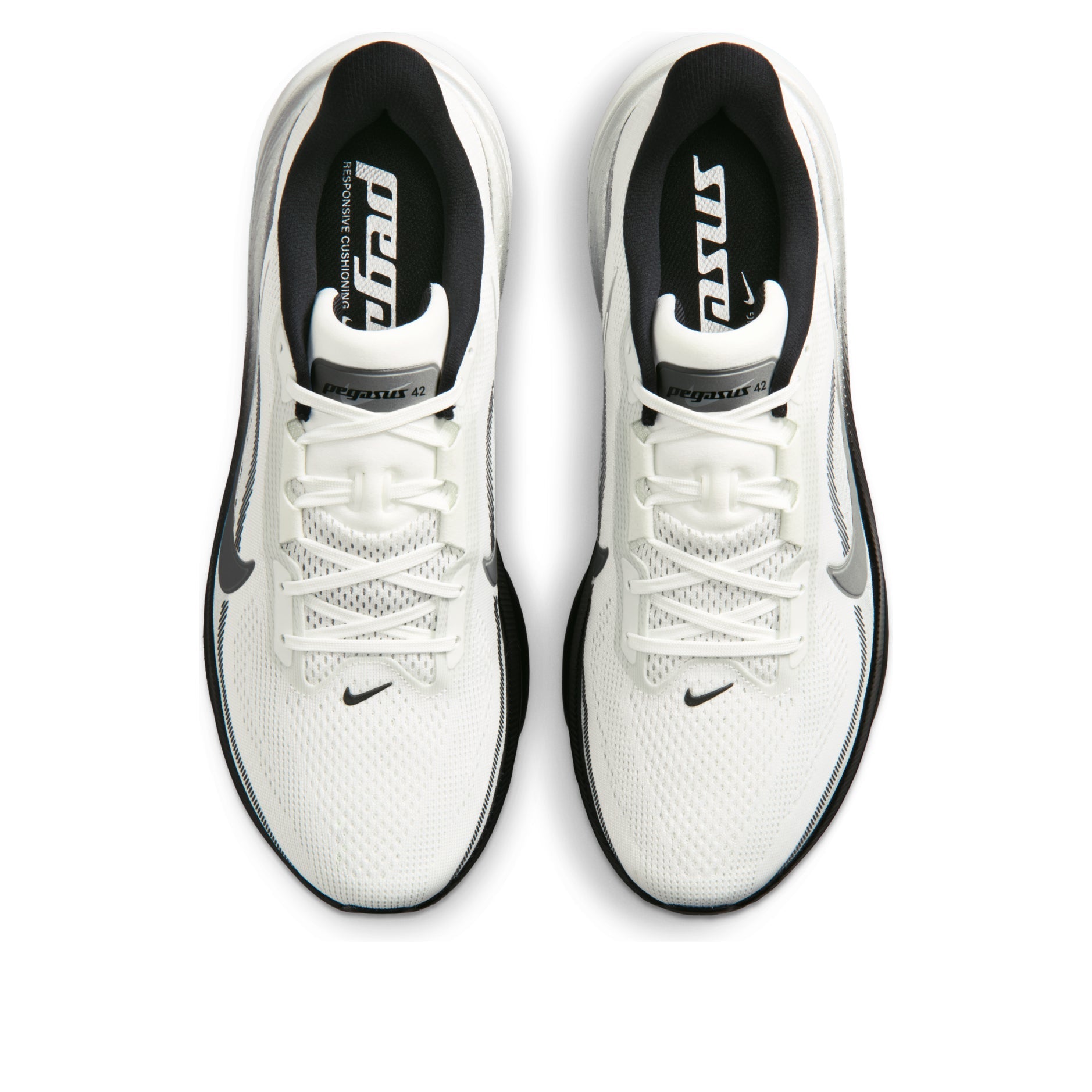 Nike Air Zoom Pegasus 42 'Summit White Metallic Silver Black' II7210-100