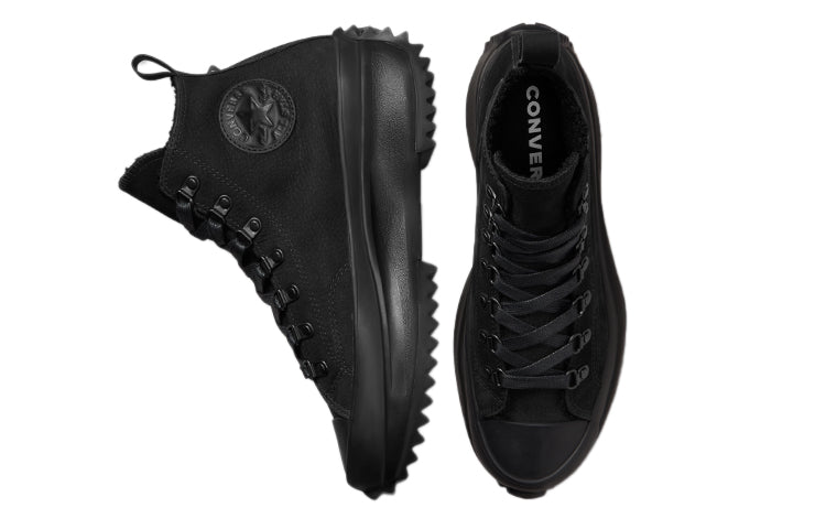 Converse Run Star Hike High 'Triple Black Sherpa' 173096C