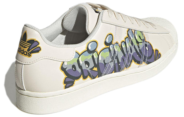 adidas originals Superstar 'White Purple Green' GW4443