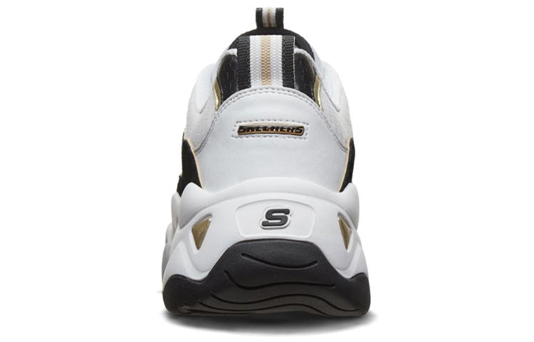 (WMNS) Skechers D'lites 3.0 Running Shoes White/Black/Gold 88888374-WGD
