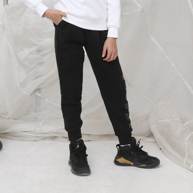 (GS) Air Jordan Take Flight B&G Sweatpants 'Black' JD2142067GS-001