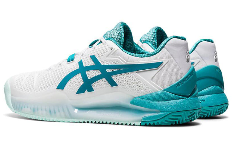 (WMNS) ASICS Gel-Resolution 8 Clay 'Blue White' 1042A070-106