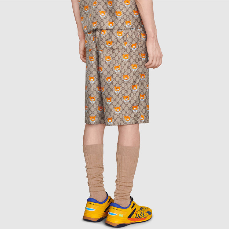 Gucci x Kai GG Silk Shorts 'Beige Brown' 660286-ZAG1O-2233