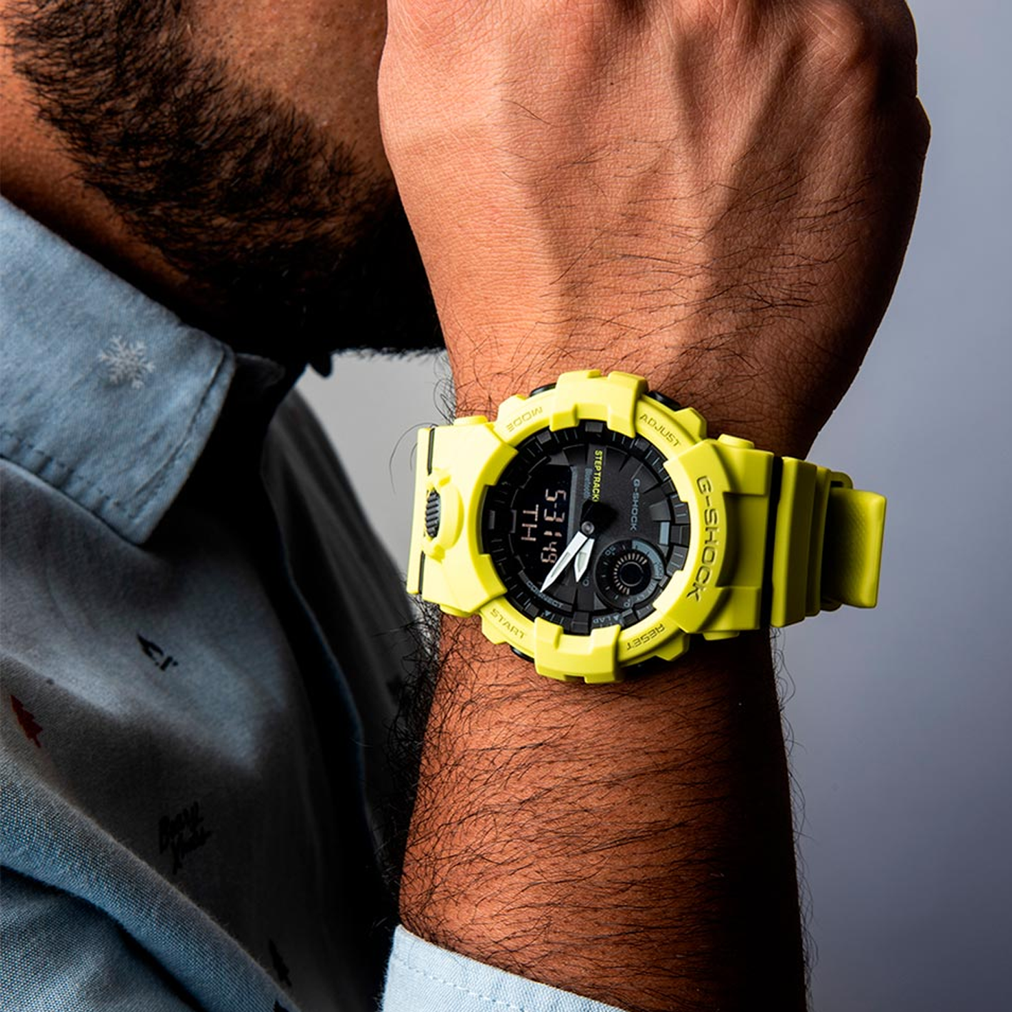 CASIO G-Shock Analog-Digital 'Yellow' GBA-800-9APR