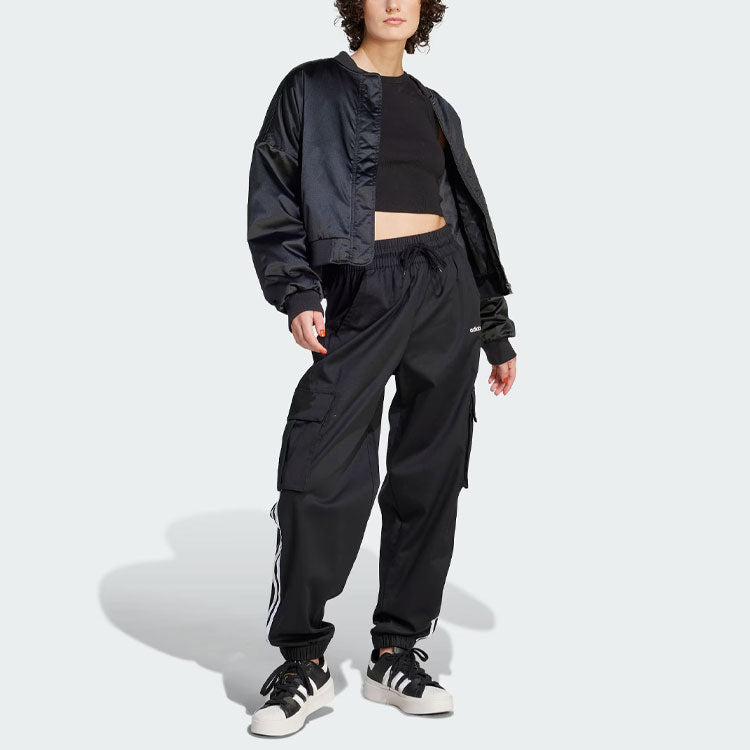 (WMNS) adidas Originals Cargo Pants 'Black' IR9796