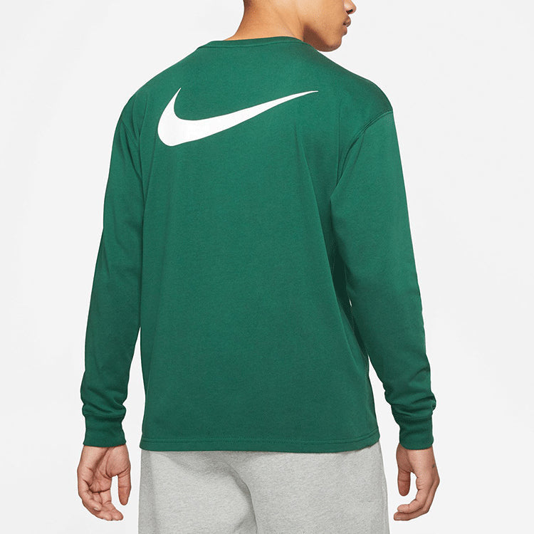 Nike x Stussy Crossover Logo Round Neck Pullover Sweatshirt 'Green' DD3344-341
