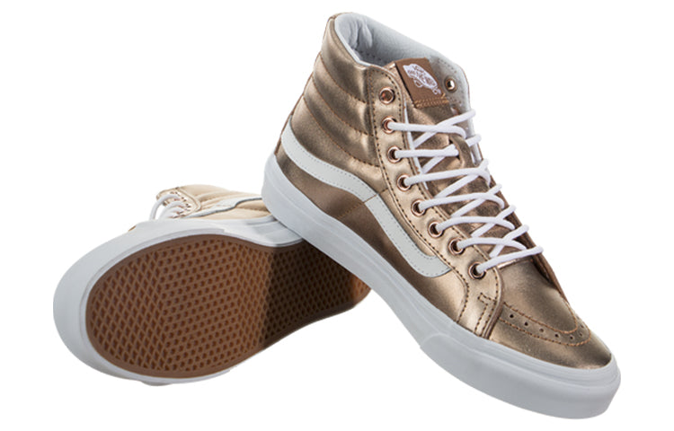 Vans SK8-HI Slim Casual Skateboarding Shoes Gold VN0A32R2LZ9