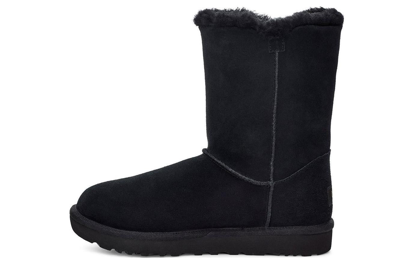 (WMNS) UGG Bailey Button Gold Bling Boot 'Black' 1118997-BKGD