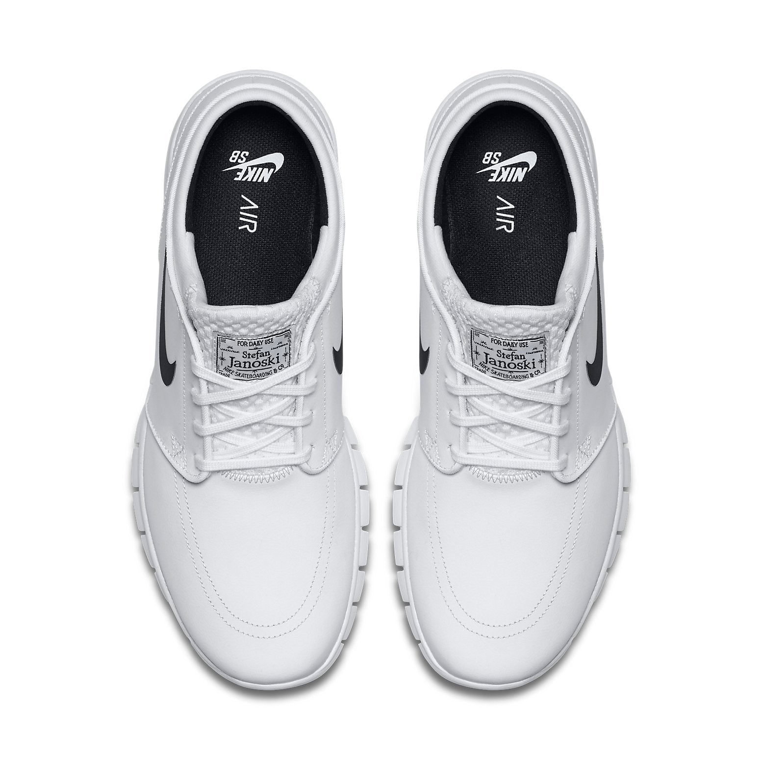 Nike SB Stefan Janoski Max Leather 'White' 685299-100