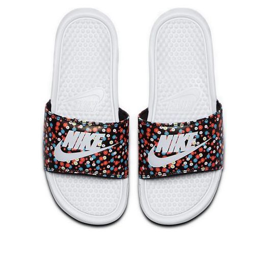 (WMNS) Nike Benassi JDI Floral Slide 'White' 618919-120