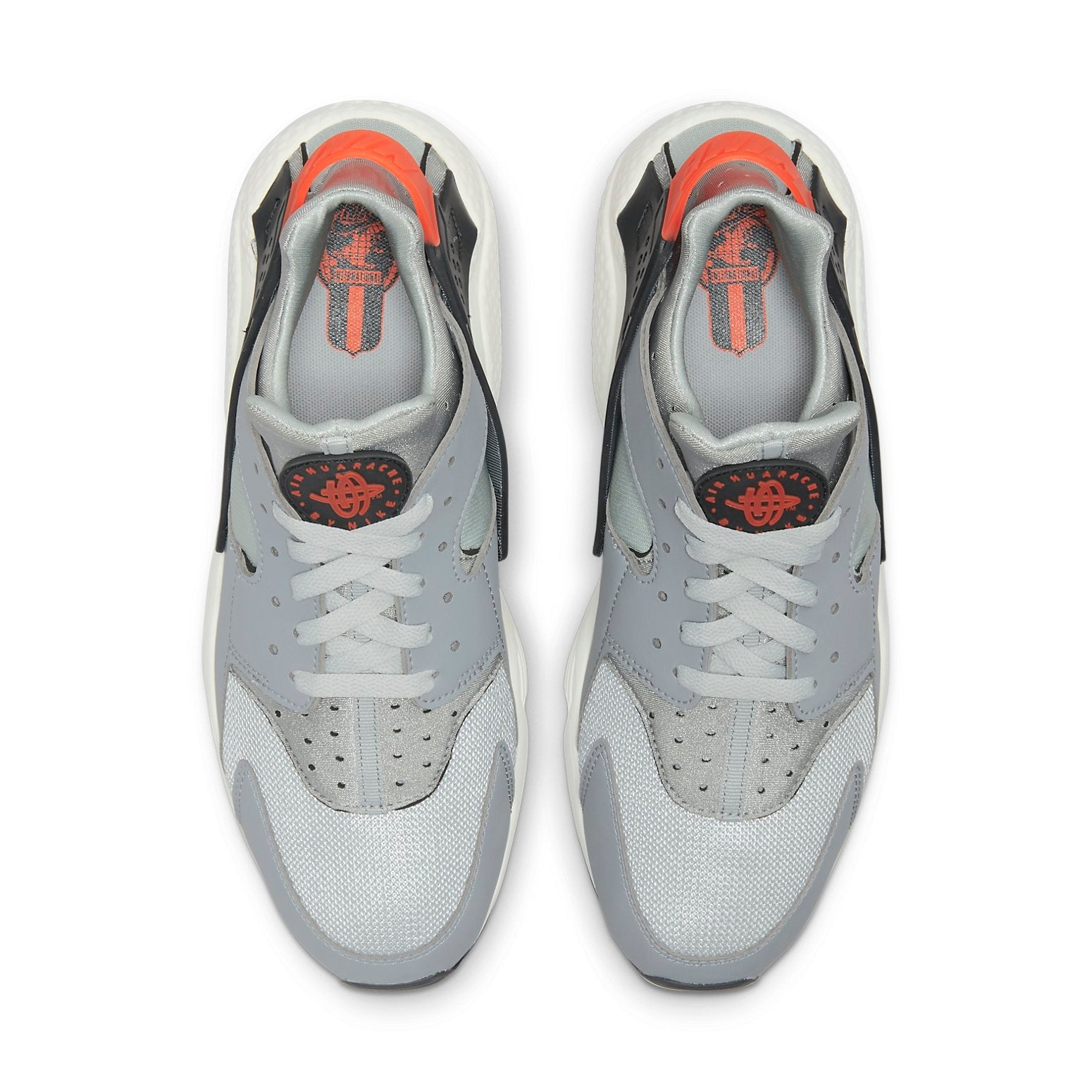 Nike Air Huarache 'Grey Fog Team Orange' DR8606-001