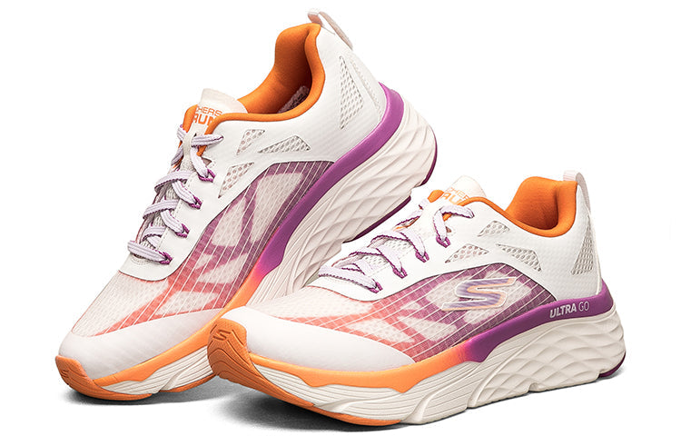 (WMNS) Skechers Max Cushioning Elite 'White' 128261-WOR