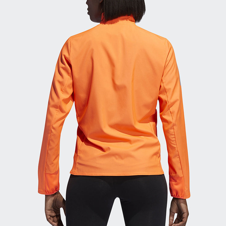 (WMNS) adidas Zipped Jacket 'Orange' EJ8572