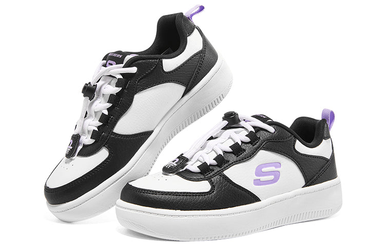 (GS) Skechers Sport Court 92 'White Black' 319499L-BKWL
