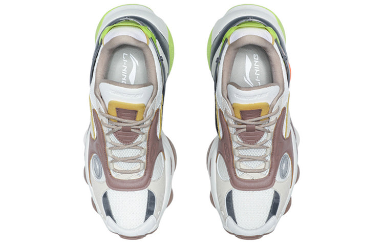 Li-Ning Countflow Alien MiYuSiLu x Dunhuang Museum 'White Brown Green' AGLQ181-2