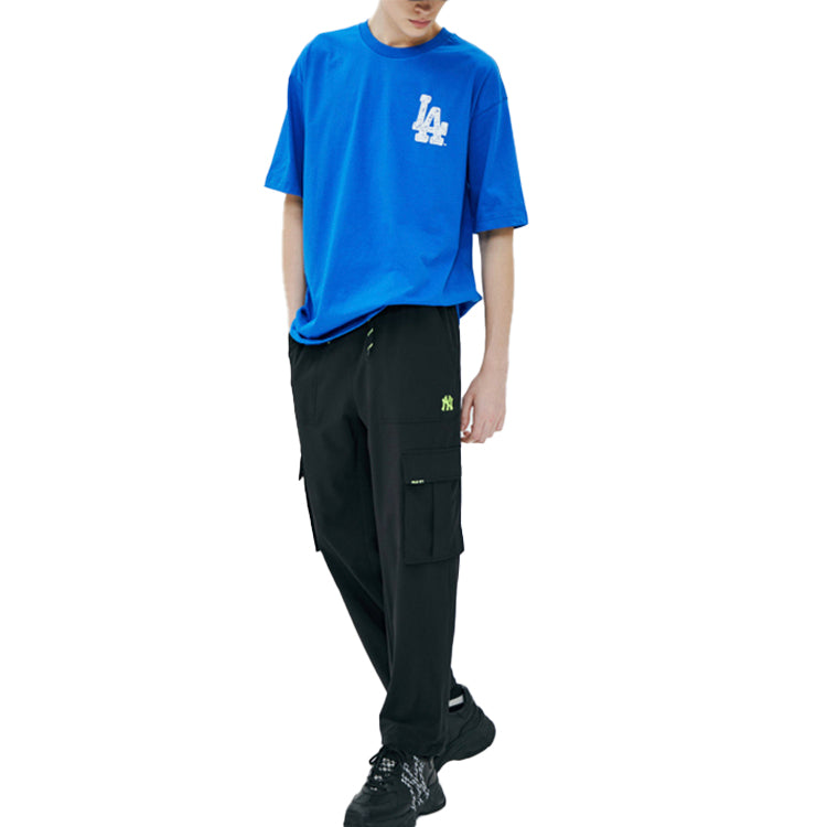 MLB Loose Graffiti Sports Short Sleeve Unisex Blue 31TS15031-07U