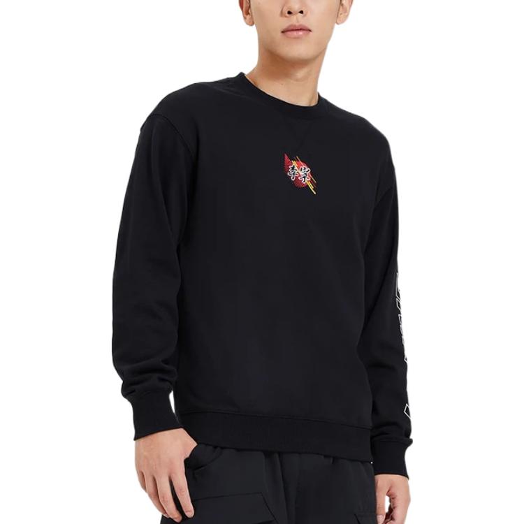 Li-Ning Lifestyle Sportswear Pullover 'Black' AWDS923-3