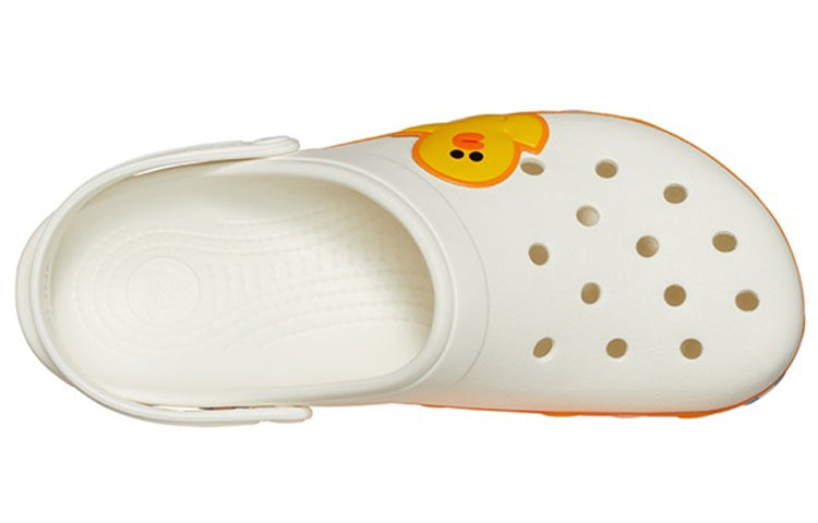 Crocs Classic Clog Line Friends Beach 'White Yellow' 205791-100