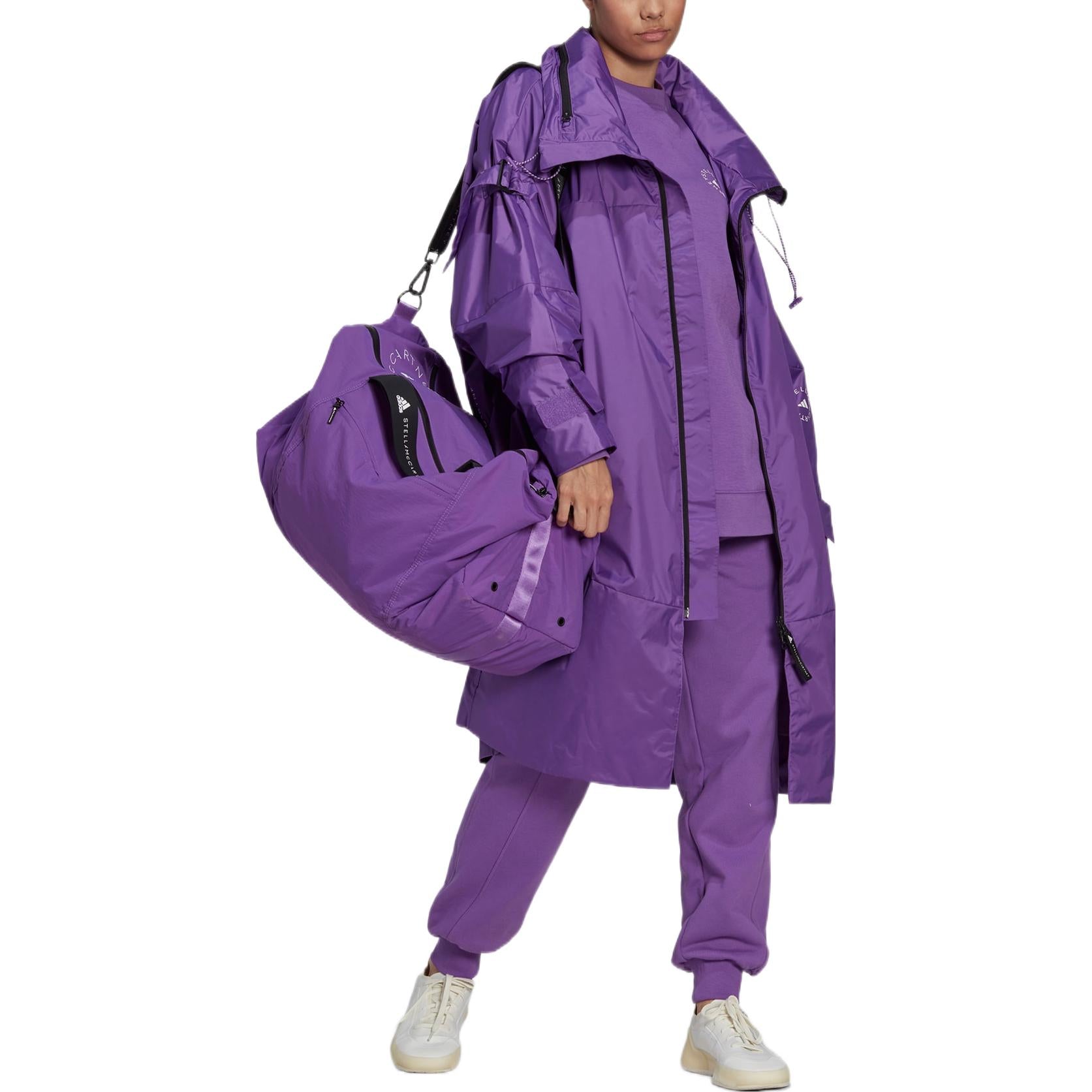 (WMNS) adidas by Stella McCartney Long Parka Asia Sizing 'Purple' HG6888