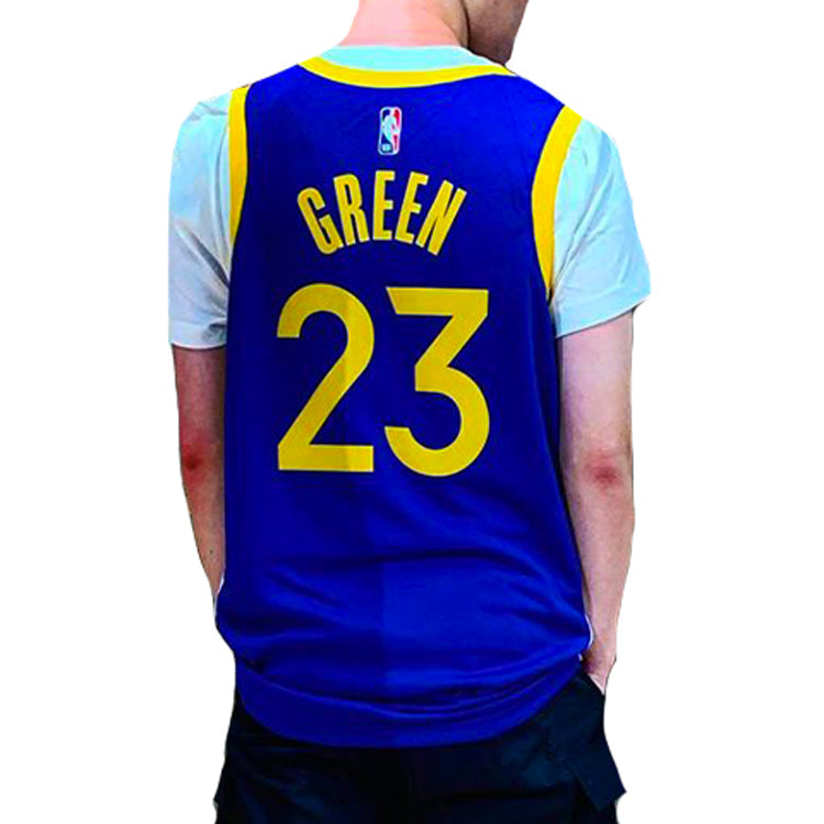Nike NBA Icon Edition golden state warriors draymond green Jersey Blue AV4947-498