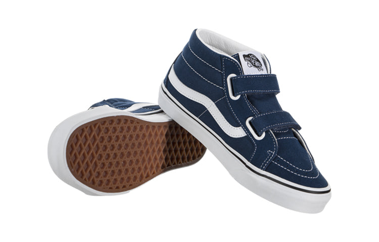 (GS) Vans Sk8-Mid 'Velcro Blue' VN0A38HHT2S