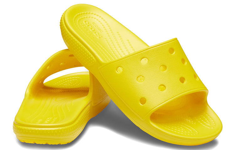 Crocs Cozy Non-Slip Sports Slippers Unisex Yellow 206121-7C1