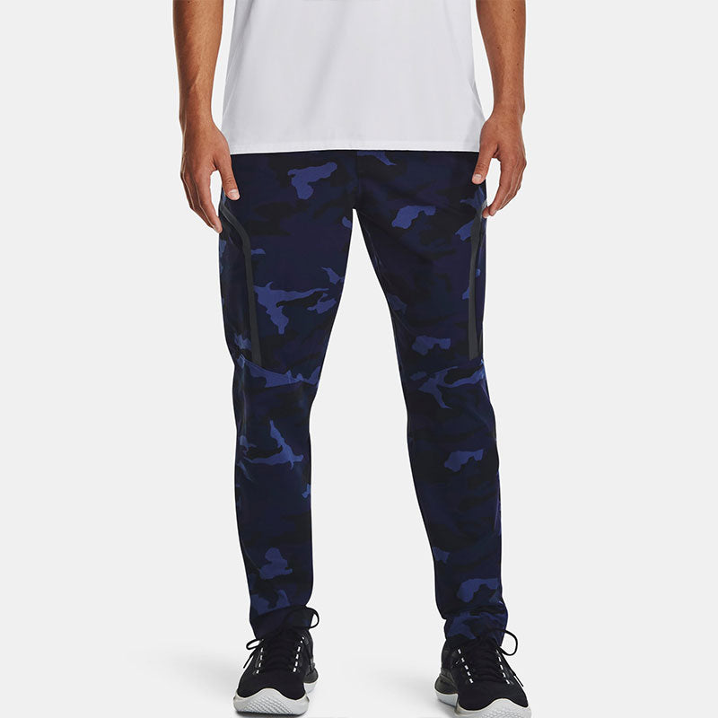 Under Armour Elite Cargo Printed Pants 'Midnight Navy Black' 1373869-410