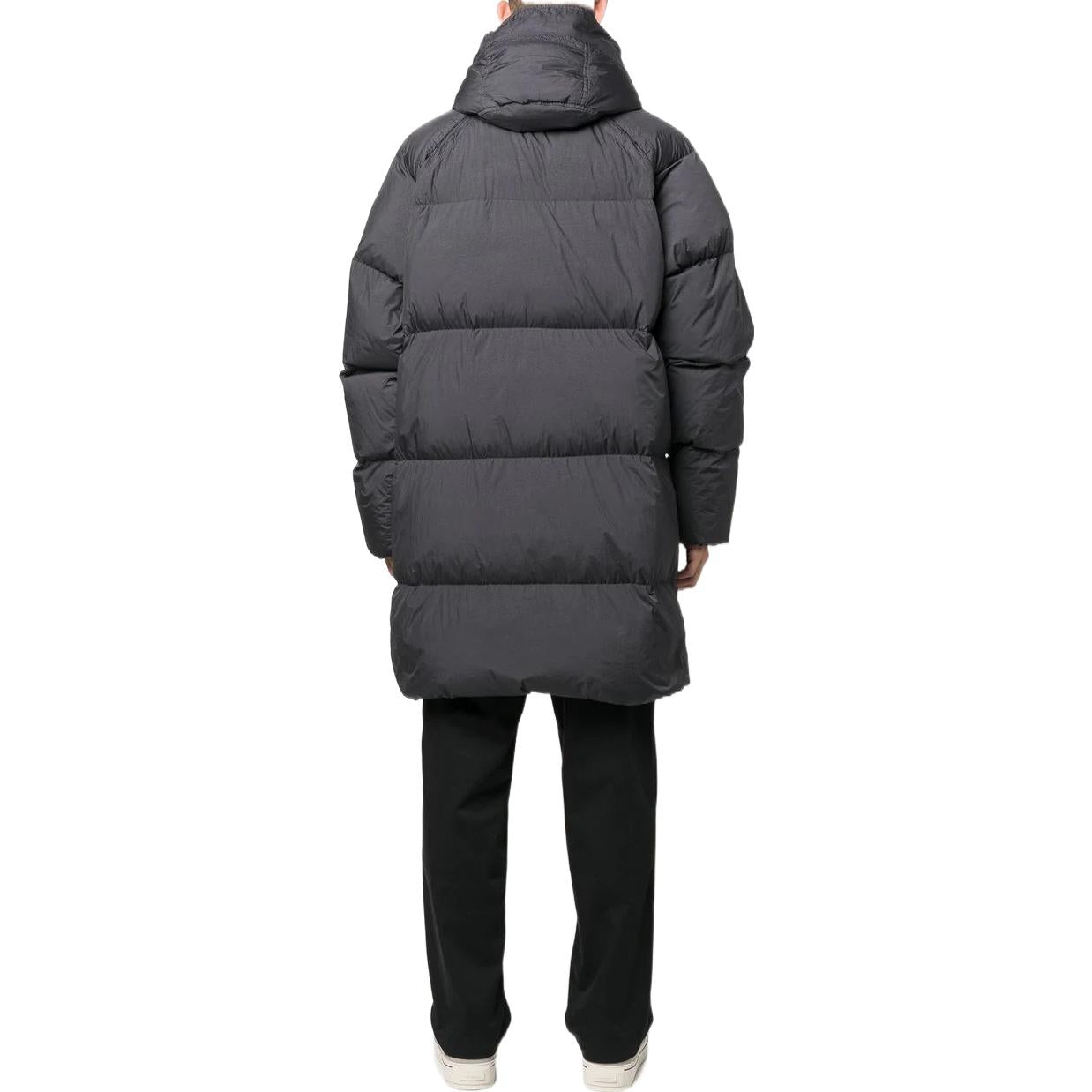 STONE ISLAND Crinkle Reps Long Down Coat 'Black' 771570123-V0029
