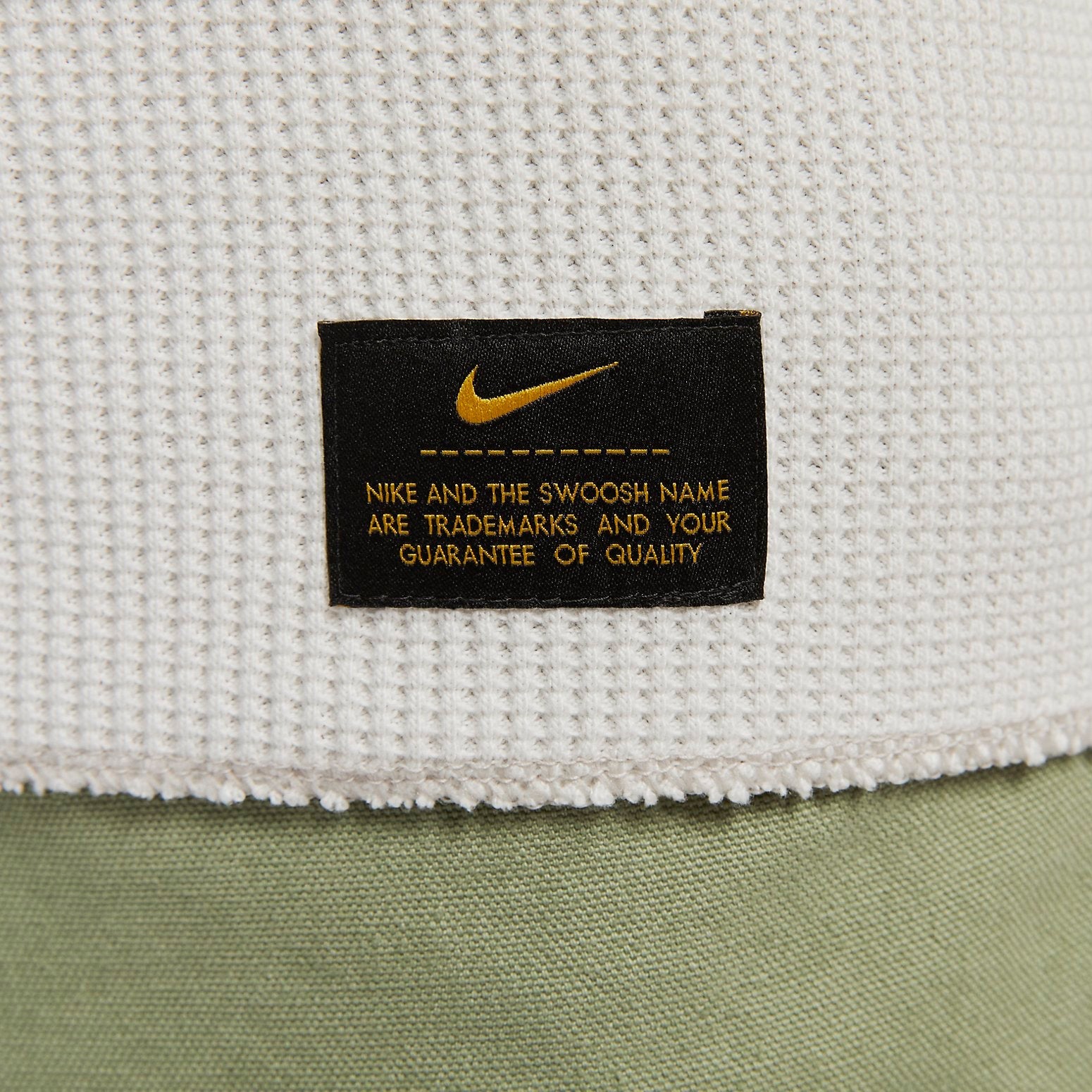 Nike Life Long-sleeve Heavyweight Waffle Top 'White' DX0895-030