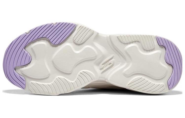(WMNS) Skechers Bobs Bamina 2 'White Purple' 117363-WPUR