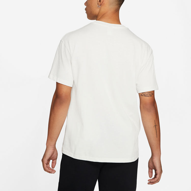 Nike x Stussy Crossover Logo Round Neck Pullover Sweatshirt 'White' DD3342-121