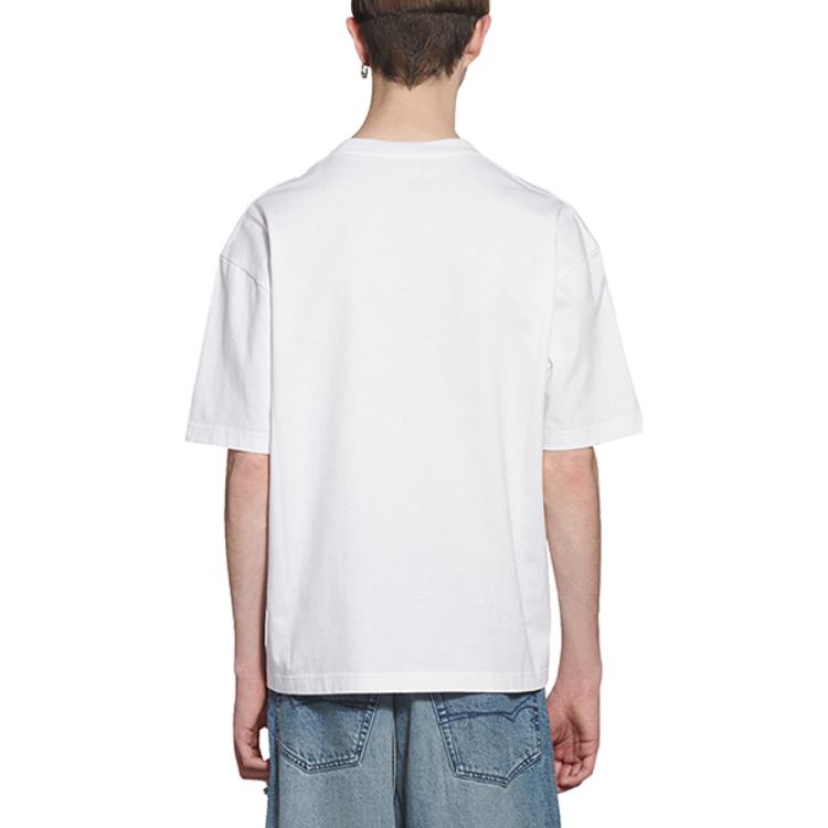 Balenciaga Crest Logo T-Shirt 'White' 612966TLV619000