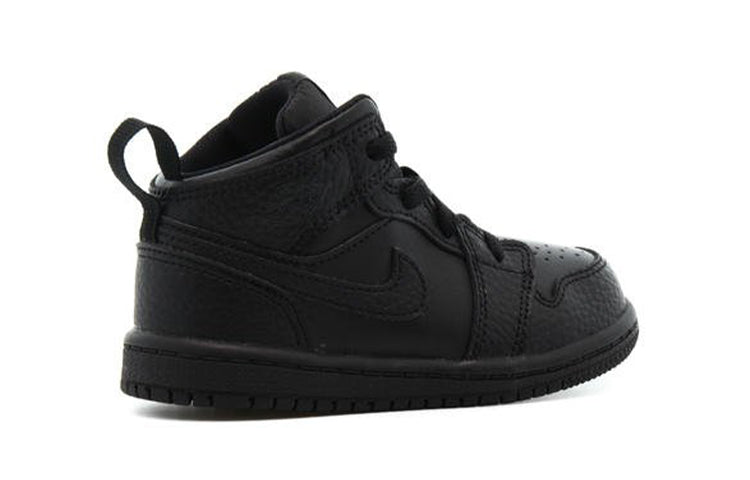 (TD) Air Jordan 1 Mid 'Triple Black' 640735-090