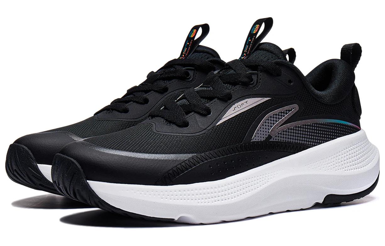 (WMNS) Li-Ning Soft Element 'Black White' AGLT180-1
