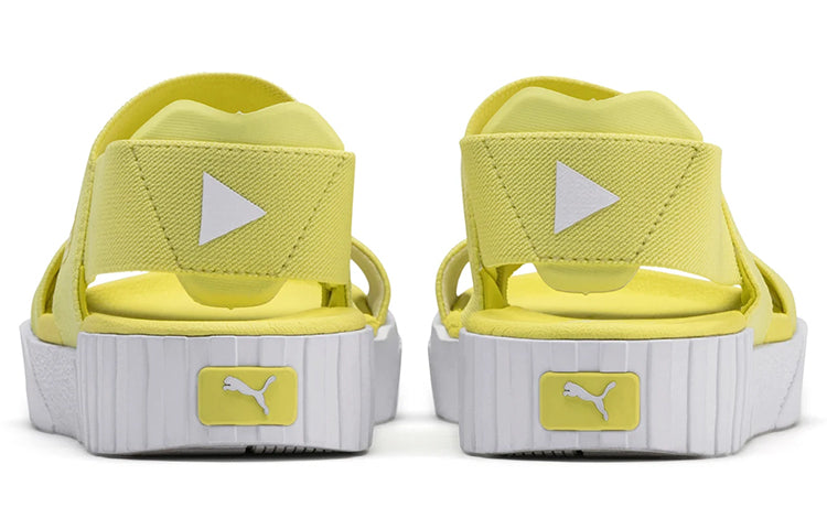 (WMNS) Selena Gomez x PUMA Cali Sandal Yellow 370758-01