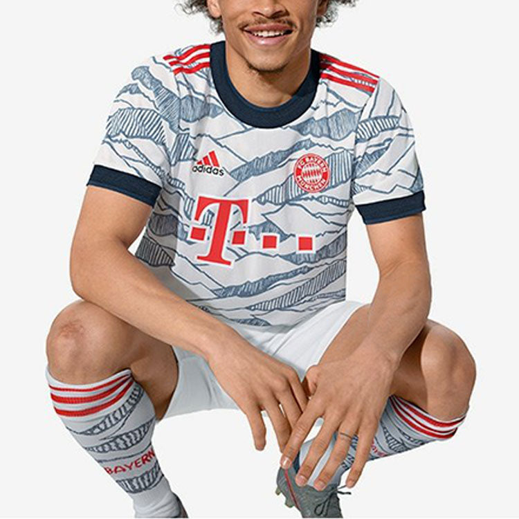 adidas Authentic Bayern Munich Third Away Soccer Jersey Shirt 2021/22 '' 311248