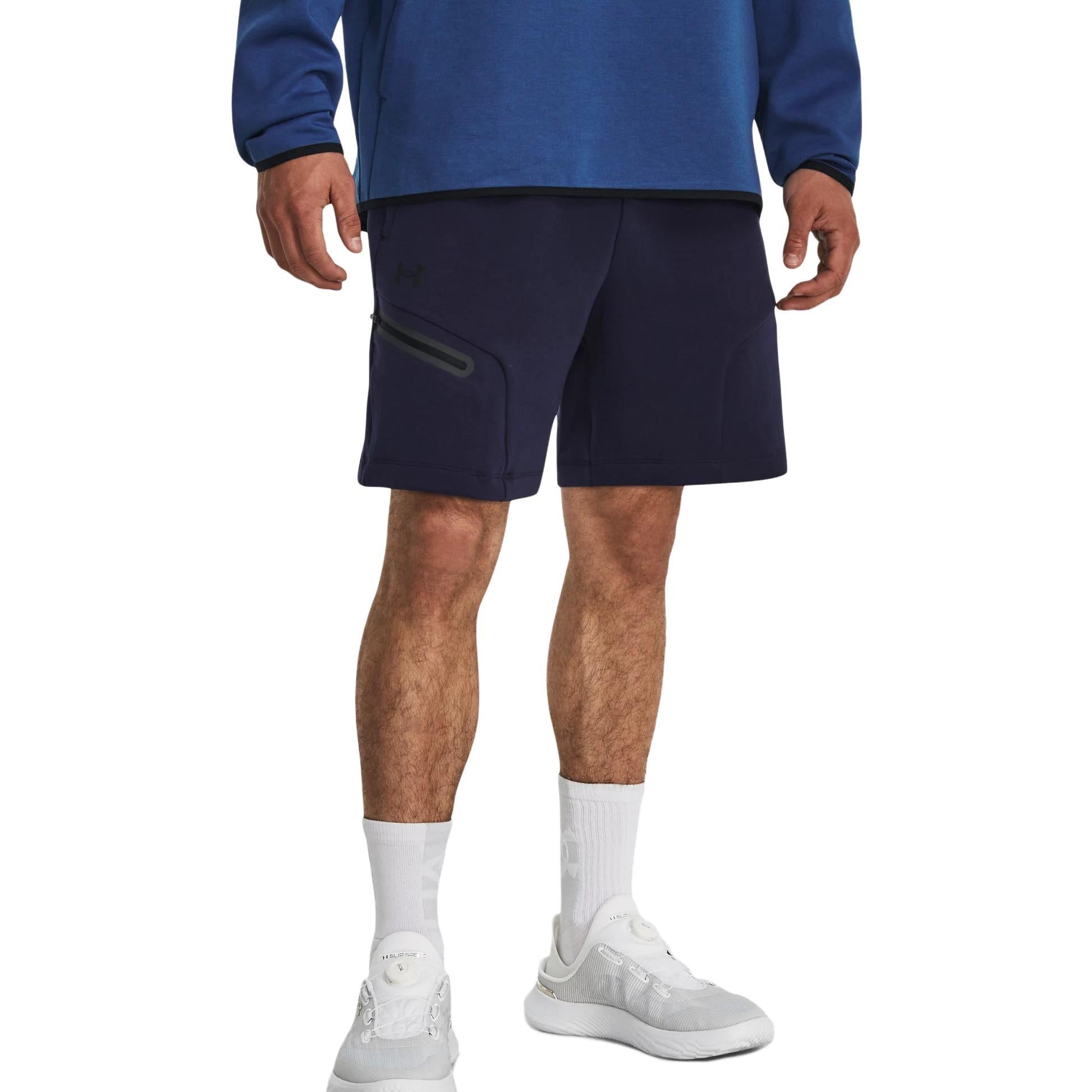 Under Armour Unstoppable Fleece Shorts 'Navy' 1379809-410