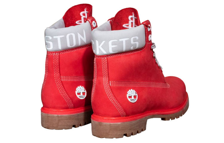 Timberland X NBA Houston Rockets 6 Inch Premium Boot 'Red Nubuck' A249E