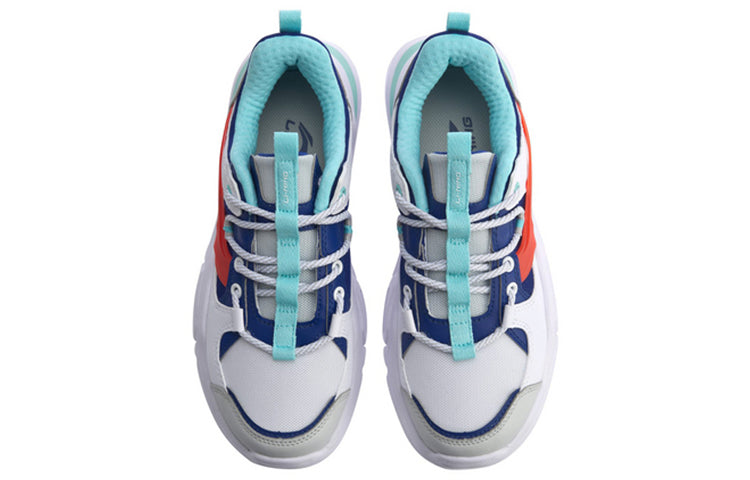 (WMNS) Li-Ning Mark Lite 'White Blue Red' AGCQ054-1