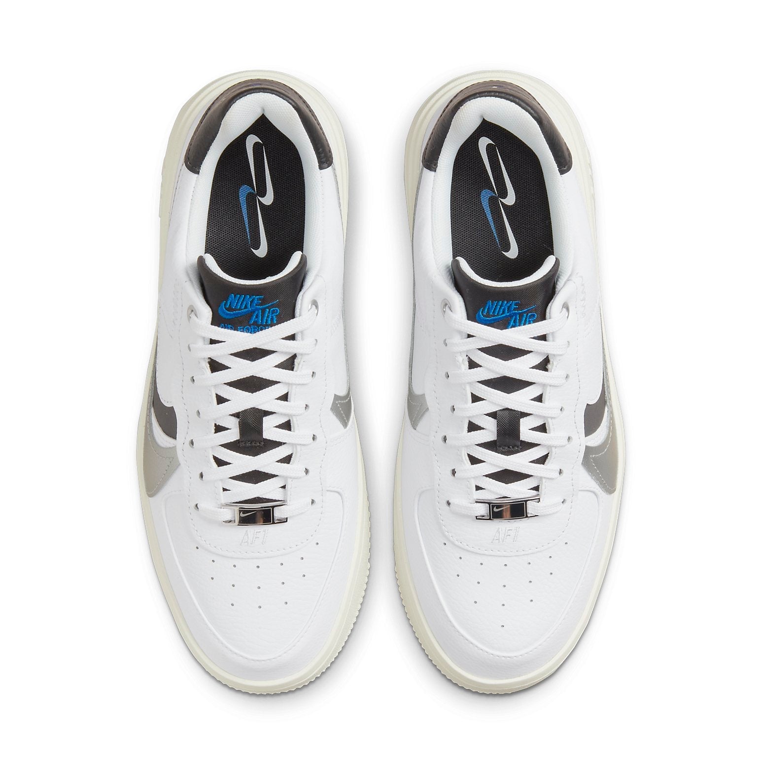 (WMNS) Nike Air Force 1 PLT.AF.ORM LV8 'White Metallic Silver' DX3199-100