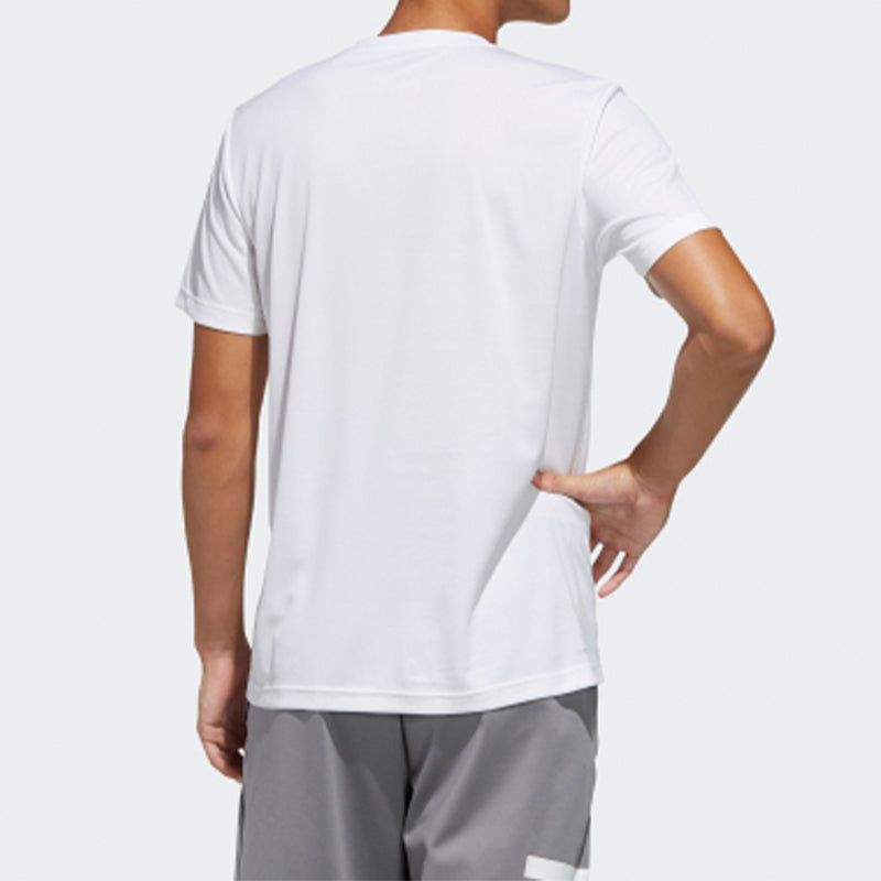 Men's adidas Sports Short Sleeve White T-Shirt FL0288